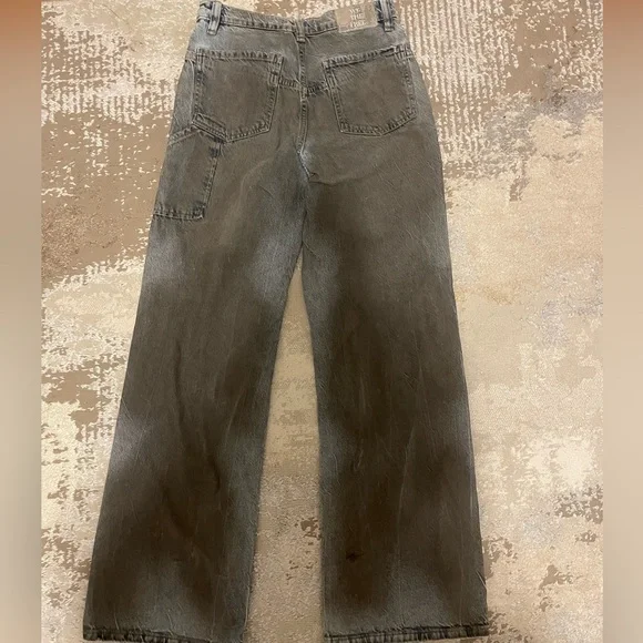 Free People Gray Blue Jeans - Picture 2 of 4